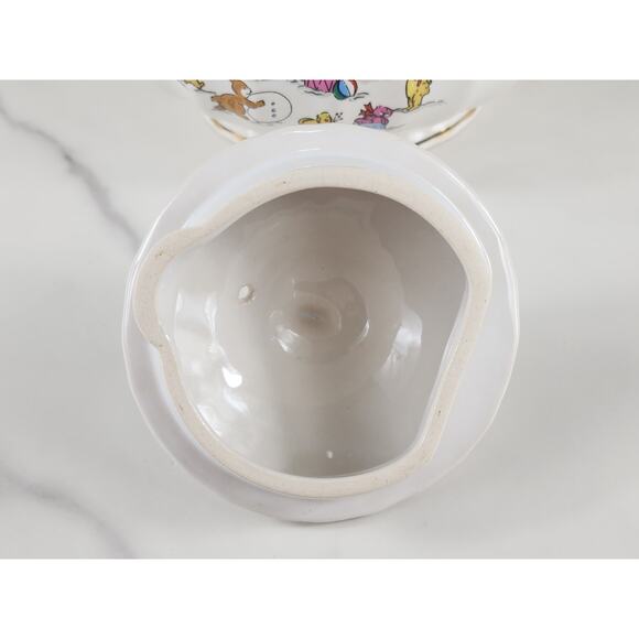 Salem China Christmas Eve Teapot w/ Lid Coffee Mug Teacup 10oz Year 50s x3 Vtg - Picture 10 of 16